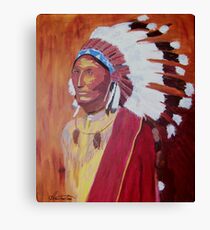 Indian Chief 1900 Canvas Print
