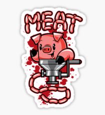 Nice to Meat You! Sticker