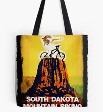 South Dakota Mountain Biking Tote Bag