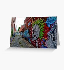 Urban Graffiti Greeting Card