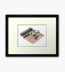 de_dust2 A Site CSGO Framed Print