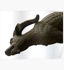 Gargoyle Mythical Creatures Ulm MĂ¼nster Poster