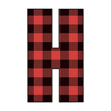 Fall Plaid Monogram Applique' Sweatshirt