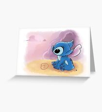 Lilo And Stitch Greeting Cards Redbubble