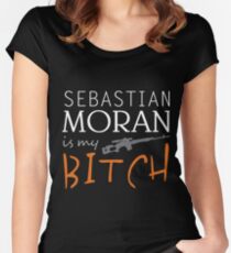 sebastian moran is my bitch again Women's Fitted Scoop T-Shirt