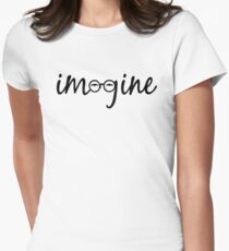 Imagine - John Lennon Women's Fitted T-Shirt