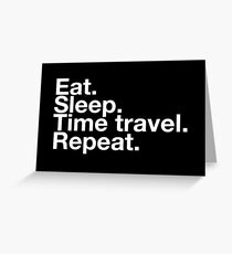 Time Travel Greeting Card