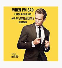 Awesome - HIMYM Photographic Print