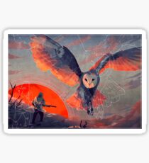 Owl Hunt Sticker