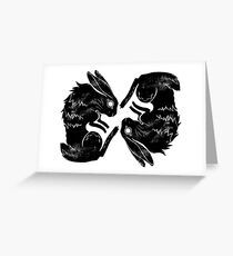 Wit and Bun Deux Greeting Card