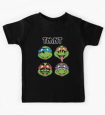 TMNT and KISS crossover Kids Tee