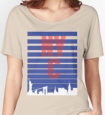 Camiseta ancha para mujer New York City