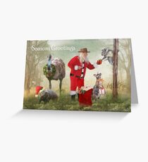 Aussie Bush Christmas Greeting Card