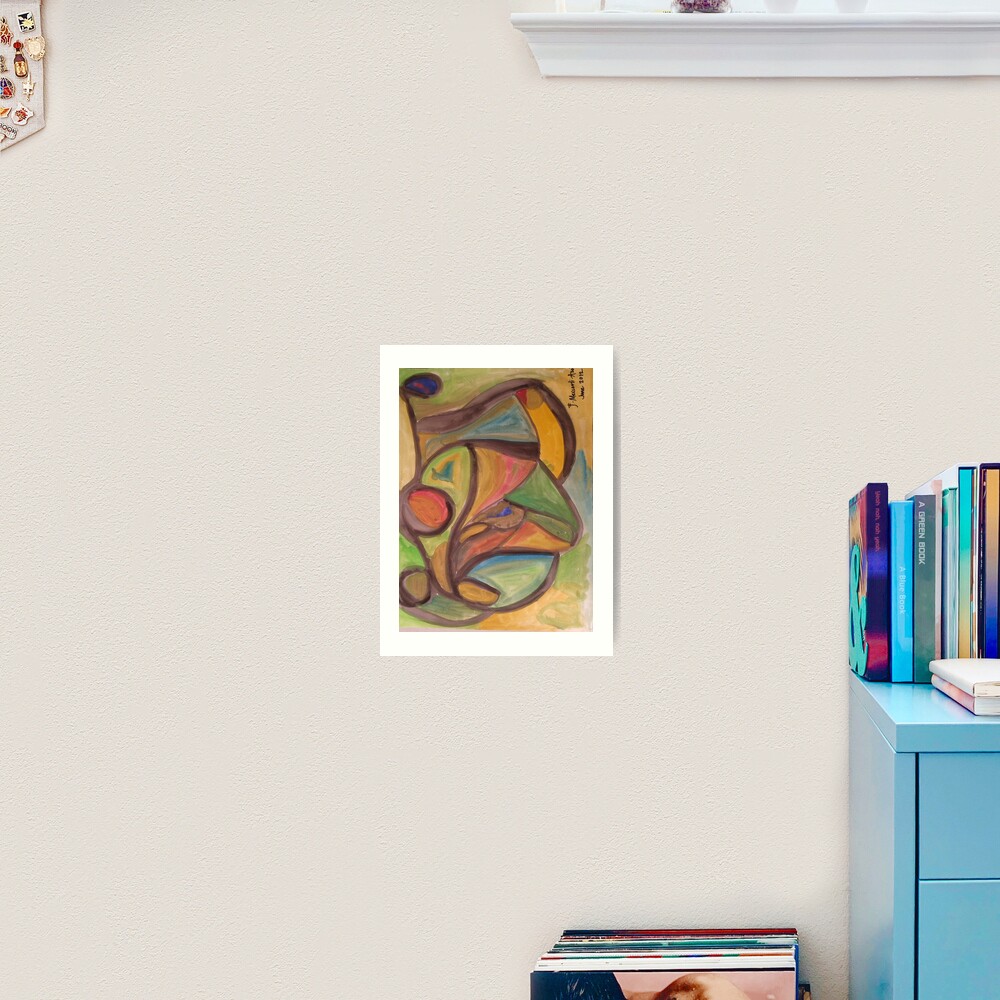 abstract painting Art Print