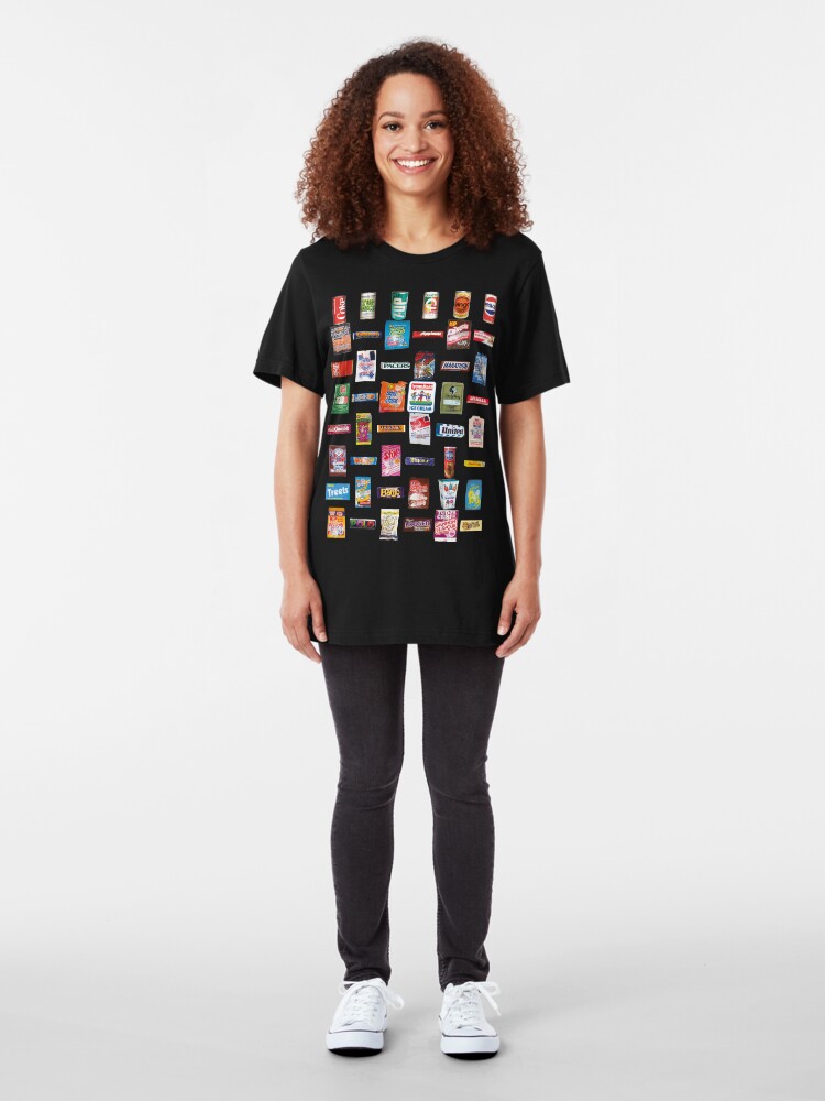 Alternate view of NDVH 80s Junk Food Slim Fit T-Shirt