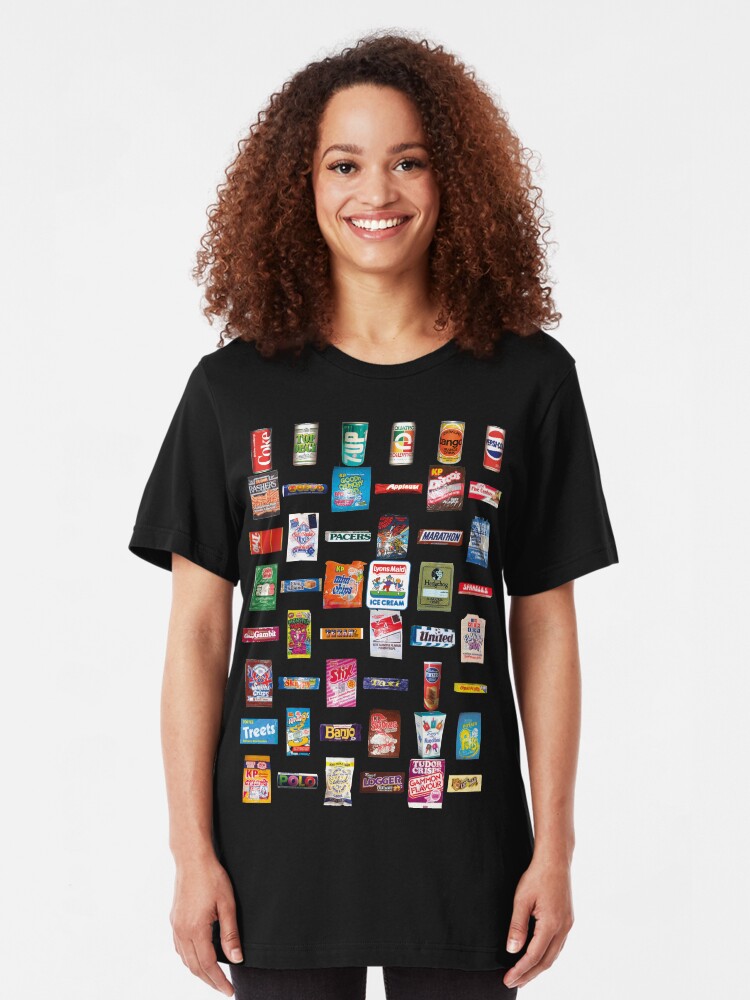 Alternate view of NDVH 80s Junk Food Slim Fit T-Shirt