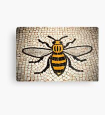 Manchester Bee Metal Print