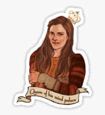 Molly Hooper: Queen of his mind palace Sticker