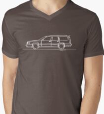 Volvo 850 T5-R - Single Line Men's V-Neck T-Shirt