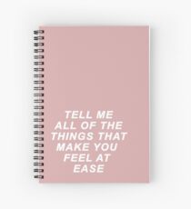 EASE - TROYE SIVAN Spiral Notebook