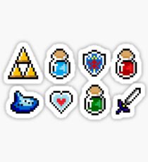 Zelda Items Sticker