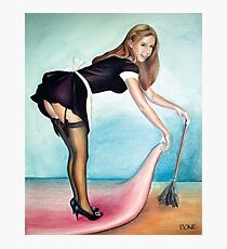 French Maid Pinup Girl Photographic Print