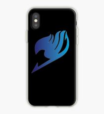 Fairy Tail Logo Blue and Black iPhone-Hülle & Cover