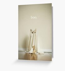 Ghost Cat Greeting Card