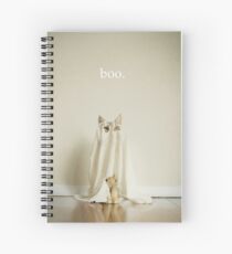 Ghost Cat Spiral Notebook