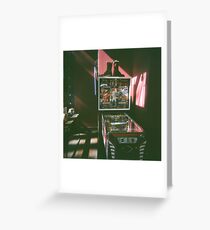 Pinball Greeting Card