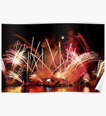 EPCOT Fireworks Poster