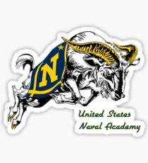 THE USNA Rampaging Goat! Sticker