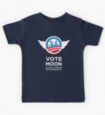 Moon President Power Kids Tee