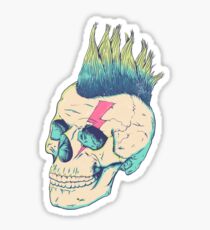 Skull Punk Sticker