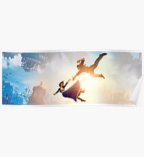 Couple falling Poster