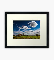 Settlers Home, Alberta Canada Framed Print