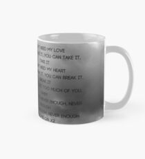 One Direction - "Never Enough" Mug