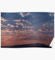 Dawn Over Sleeping Indian, Jackson Hole, Wy Poster