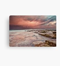 Chalky Beach Canvas Print