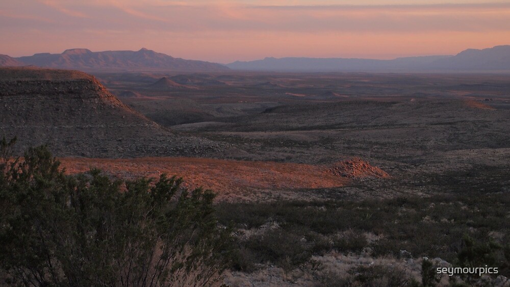 "West Texas Plains at Sundown" by seymourpics Redbubble