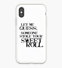 Sweetroll 1 Black für hochgeschlossene iPhone-Hülle & Cover