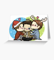 Team Free Will Hug - Christmas Edition Greeting Card