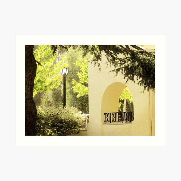 Morning Coffee in Mission San Jose Art Print