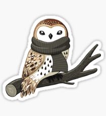 Winter Owl Sticker