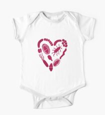 Heart of Bacteria One Piece - Short Sleeve