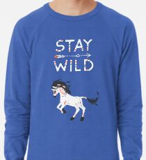 Bleib wild Leichter Pullover