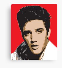 Elvis Presley - Pop Art Portrait Canvas Print
