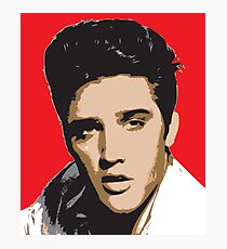 Elvis Presley - Pop Art Portrait Photographic Print