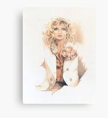 "Belinda" Oil On Canvas Metal Print