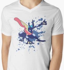 Greninja - Super Smash Bros Men's V-Neck T-Shirt